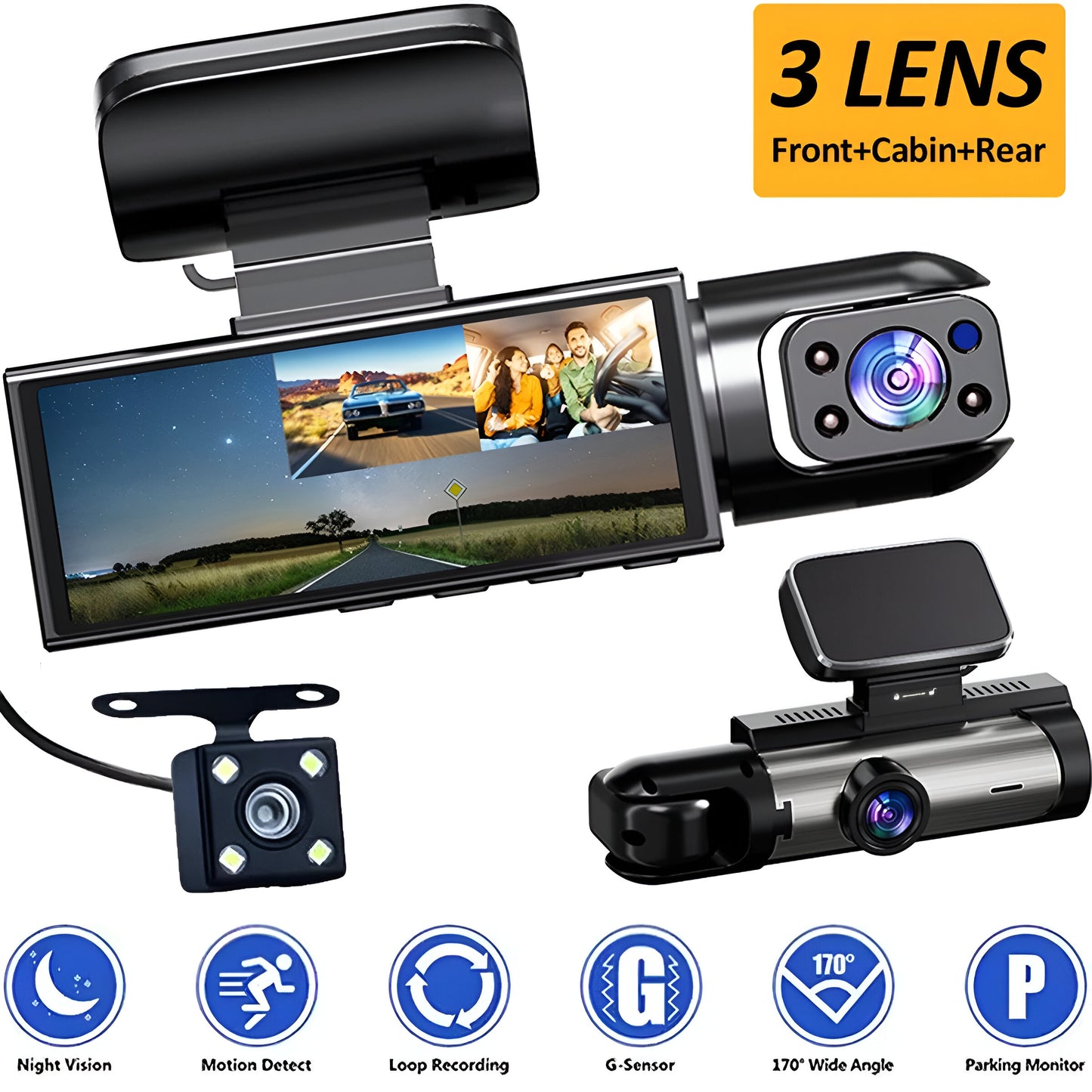 CAMARA PARA CARROSWIFI TRAFFIC RECORDER HD