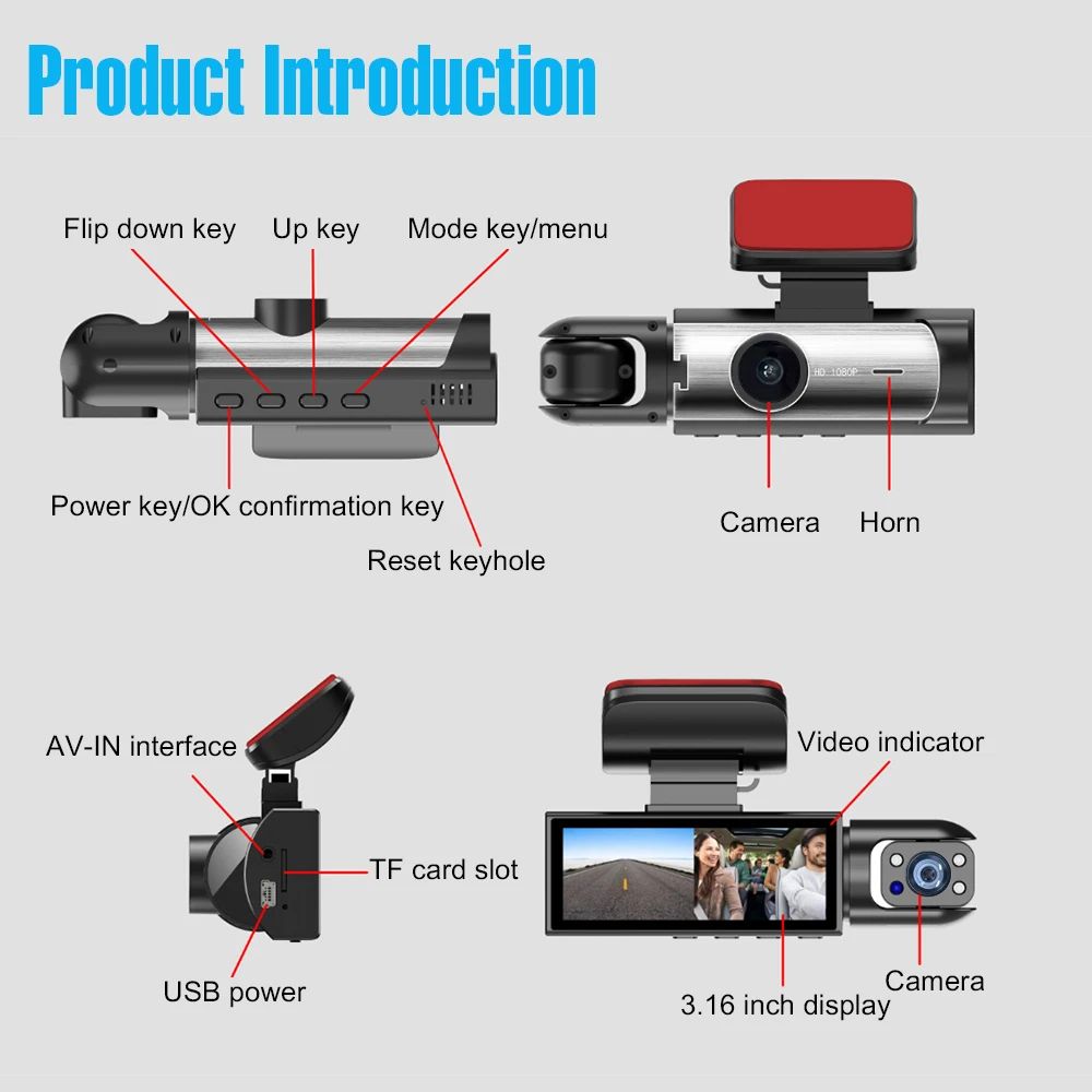 CAMARA PARA CARROSWIFI TRAFFIC RECORDER HD