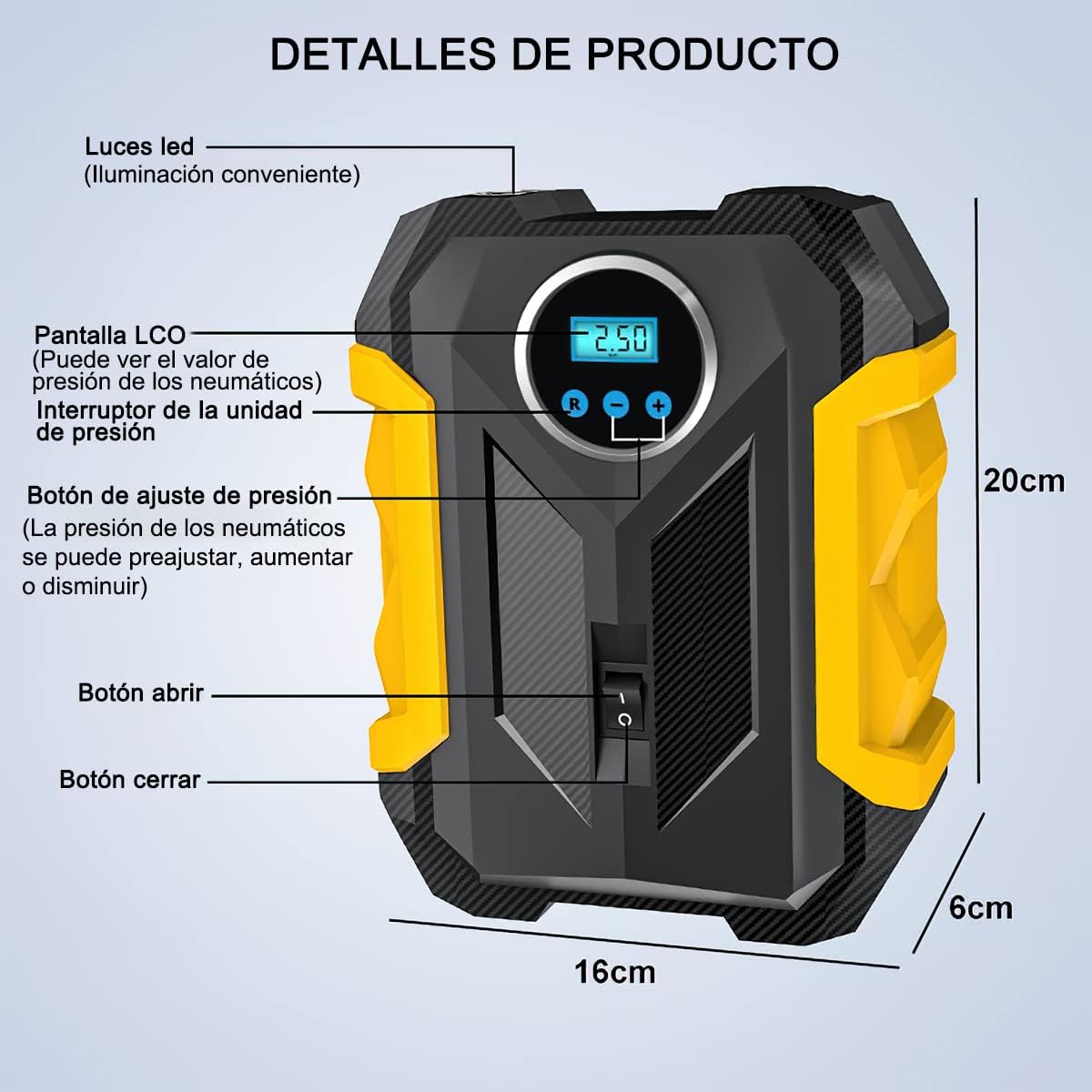 COMPRESOR DE AIRE DIGITAL C1399-1