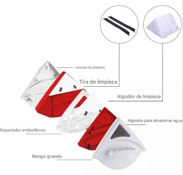 LIMPIA CRITALES MAGNETICO TRIANGULAR