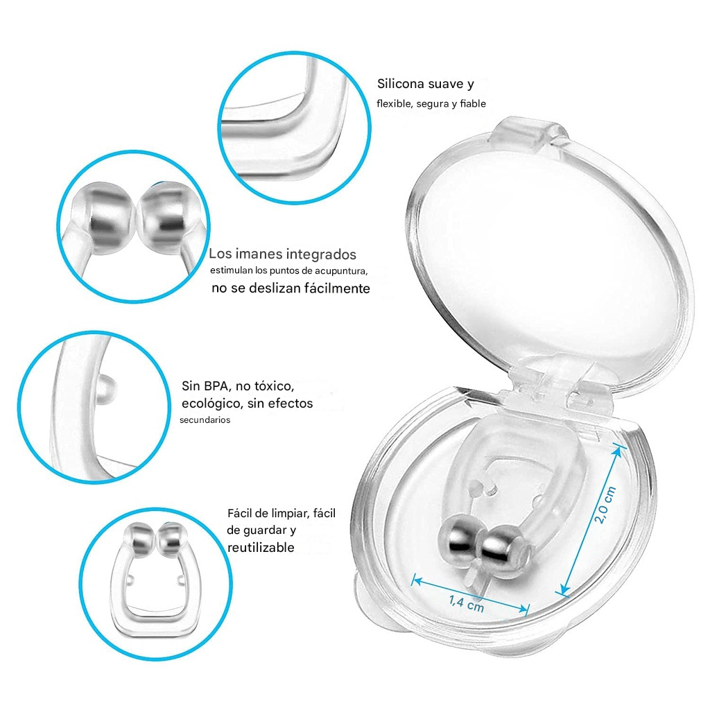 ANTIRONQUIDOS NASAL (4 UNIDADES)