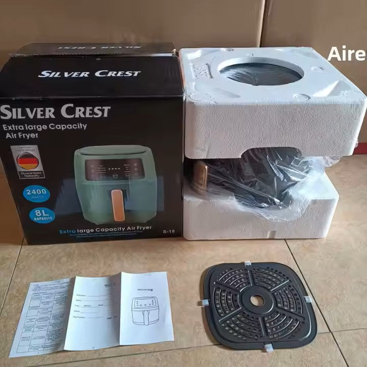 FREIDORA 8LTS SILVERCREST DIGITAL S-18 NEGRA