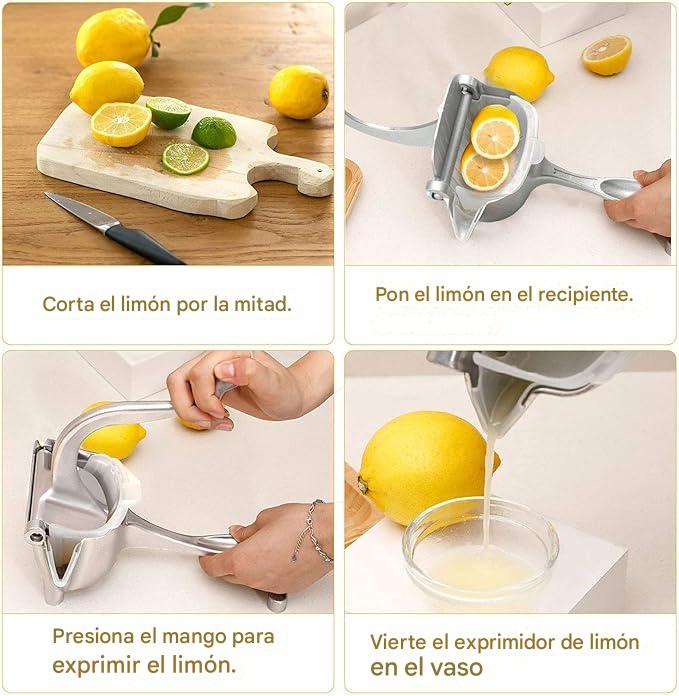 EXPRIMIDOR MANUAL DE FRUTAS METAL
