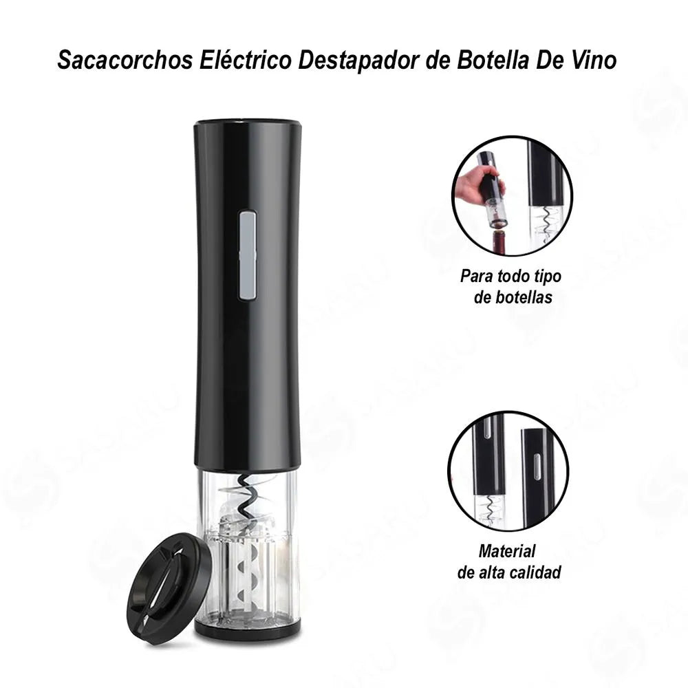 SET DESTAPADOR DE VINO ELECTRICO