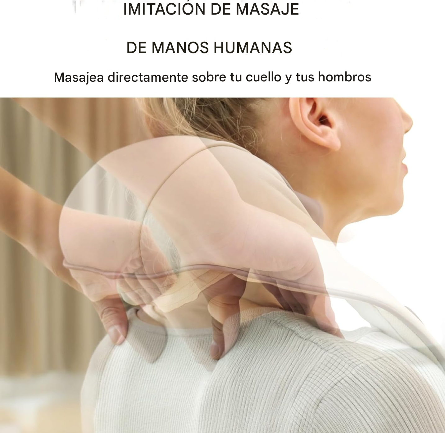 MASAJEADOR DE CUELLO AJUSTABLE