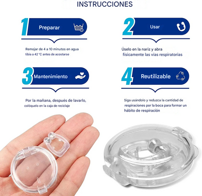 ANTIRONQUIDOS NASAL (4 UNIDADES)