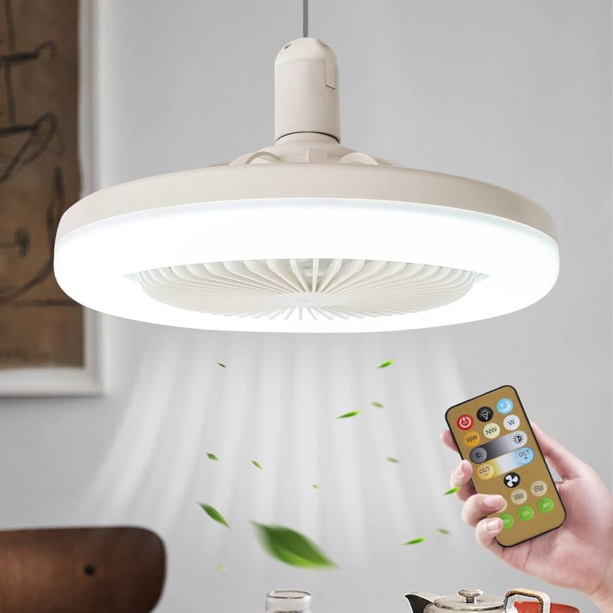 ABANICO CON LED Y AROMATIZANTE MULTIFUNCIONAL