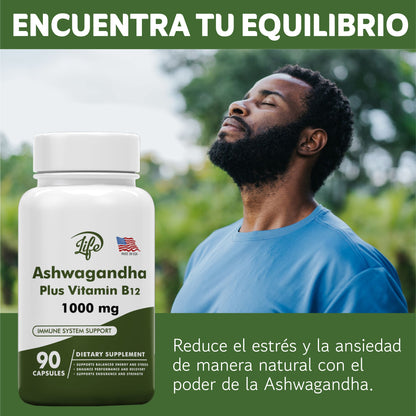 ASHWAGANDHA PLUS VITAMIN B12 1000MG