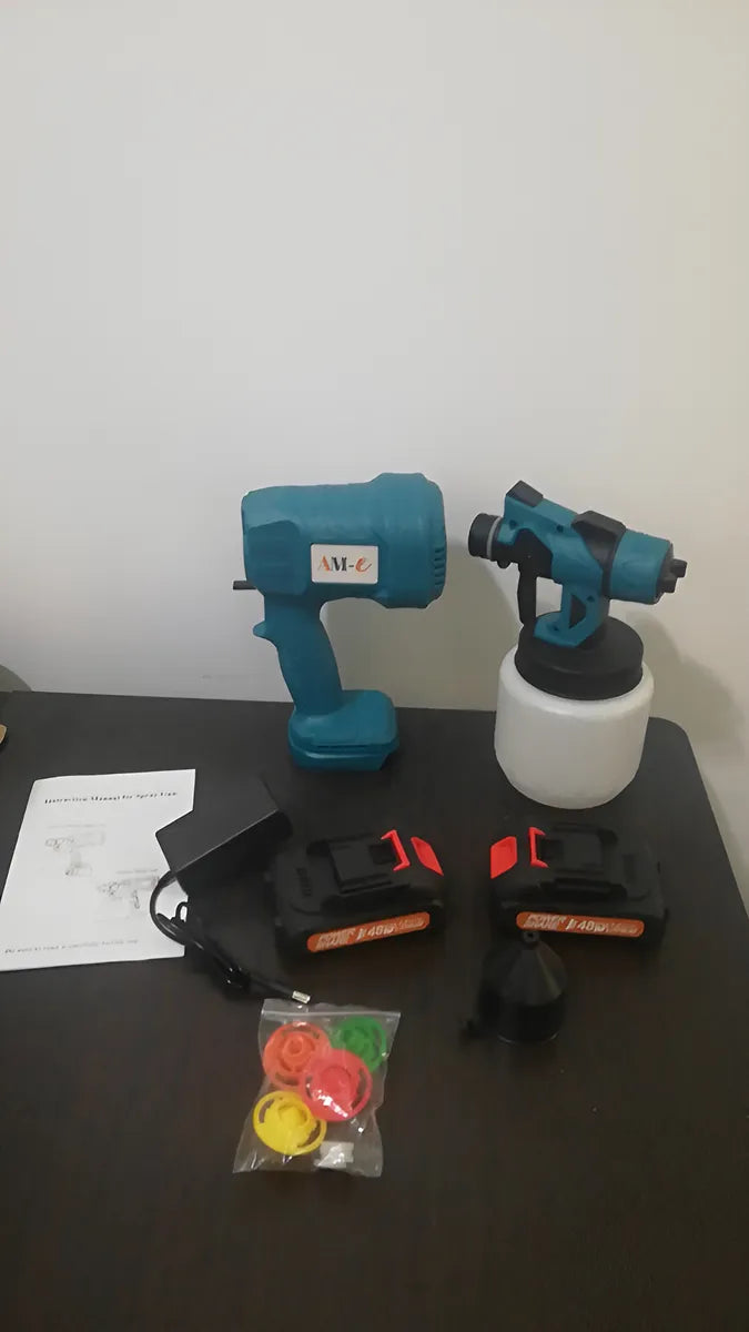 PISTOLA DE PINTURA 2 BATERIAS 48V