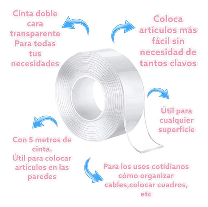 CINTA DOBLE CARA 4 MTS