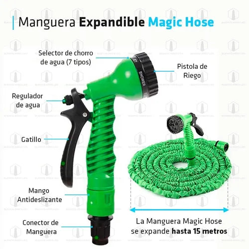 MANGUERA RETRACTIL MAGIC HOSE 22.5 M/ 75FT