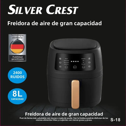 FREIDORA 8LTS SILVERCREST DIGITAL S-18 NEGRA