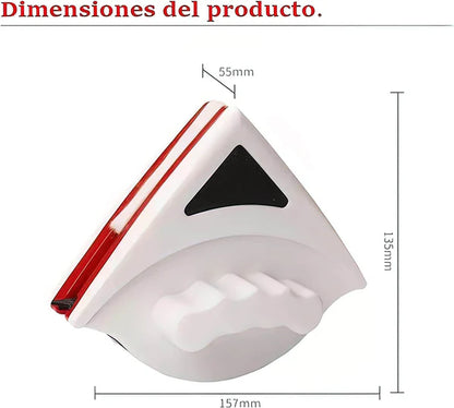 LIMPIA CRITALES MAGNETICO TRIANGULAR