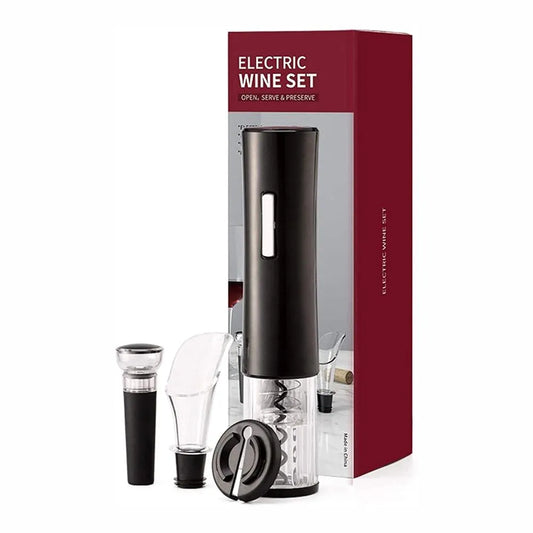 SET DESTAPADOR DE VINO ELECTRICO